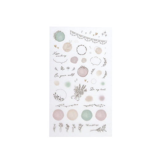Irodo Paper Transfer Stickers - Circle | Papermind Shop