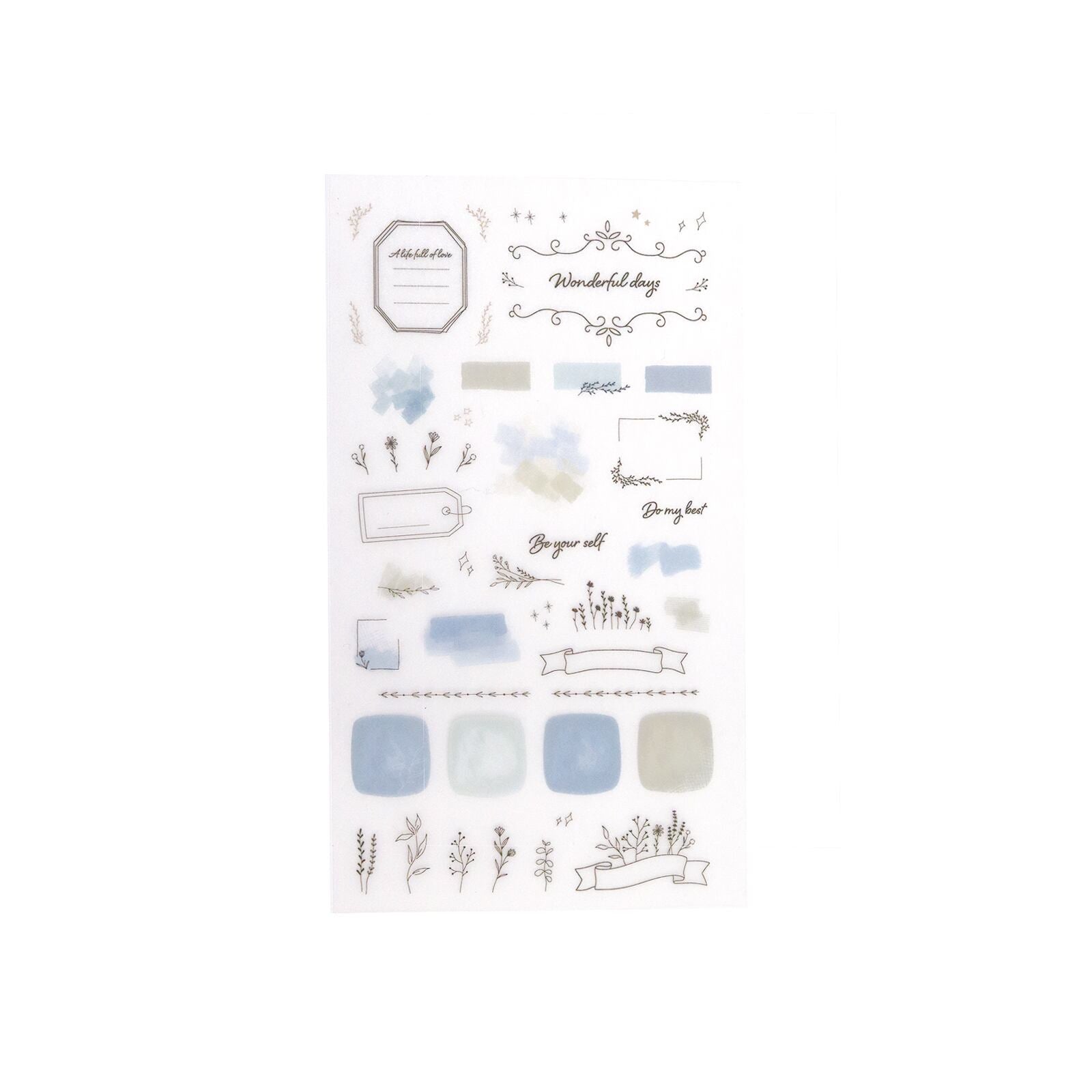 Irodo Paper Transfer Stickers - Square | Papermind Shop