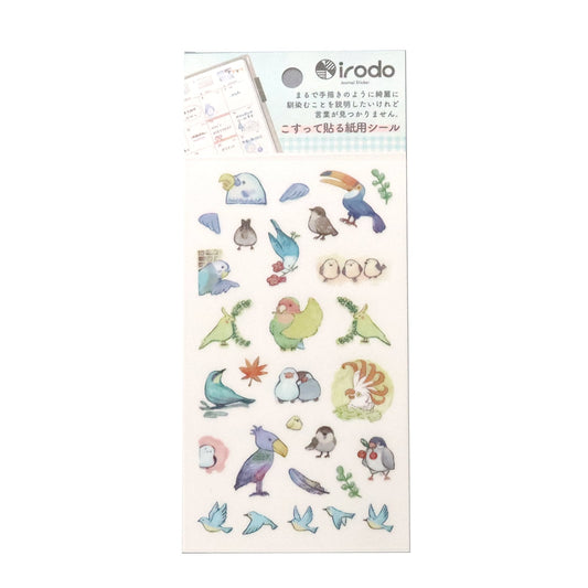 Irodo Paper Transfer Stickers - Bird | Papermind Shop