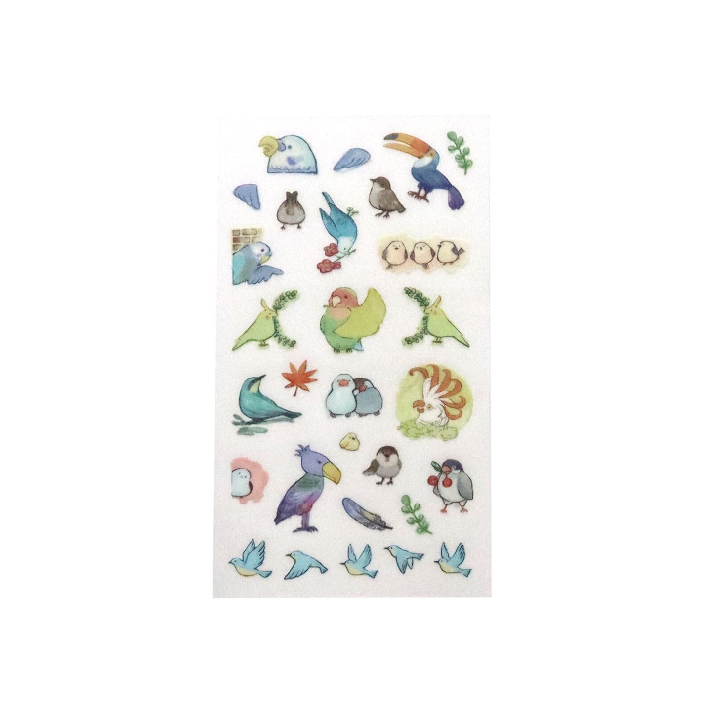 Irodo Paper Transfer Stickers - Bird | Papermind Shop