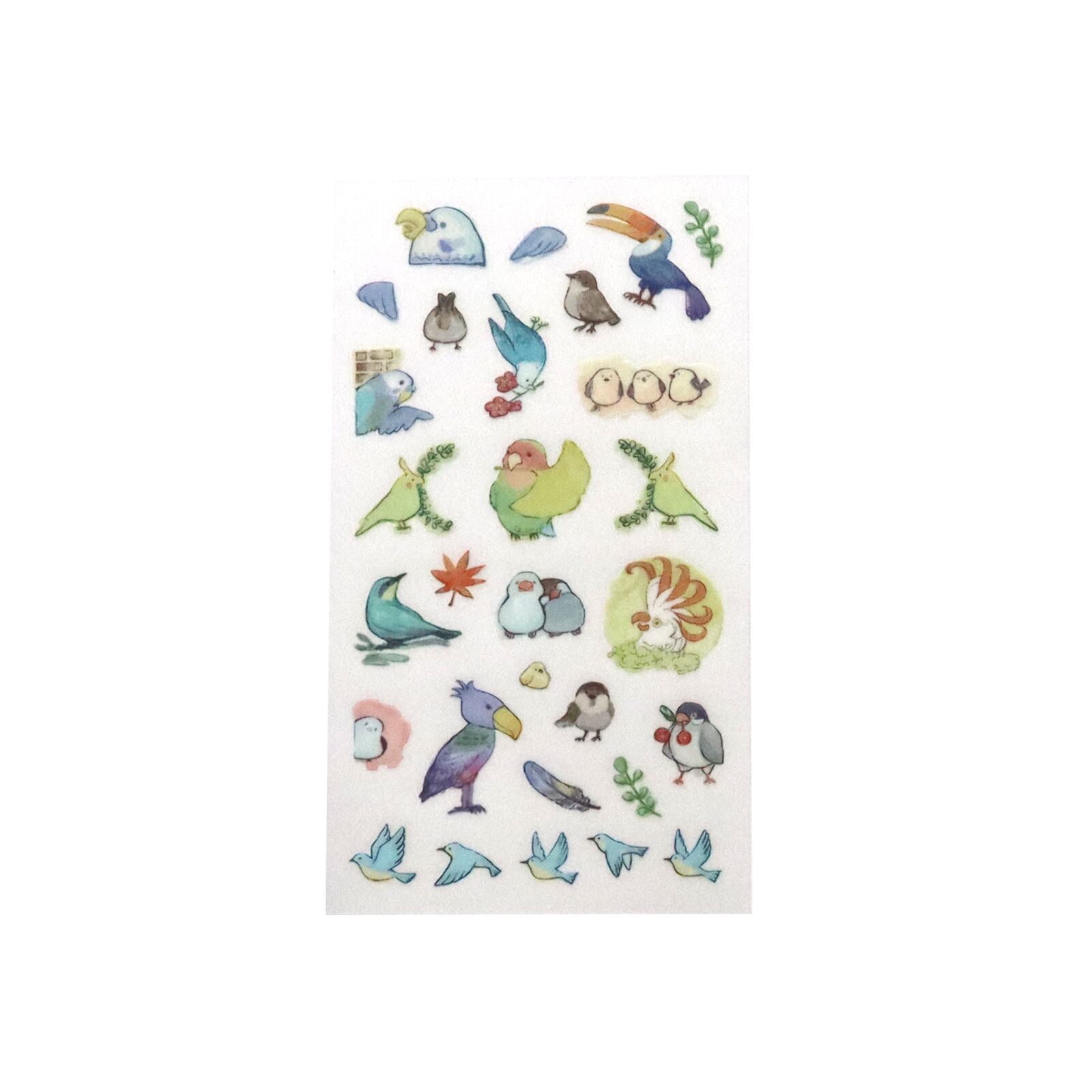 Irodo Paper Transfer Stickers - Bird | Papermind Shop