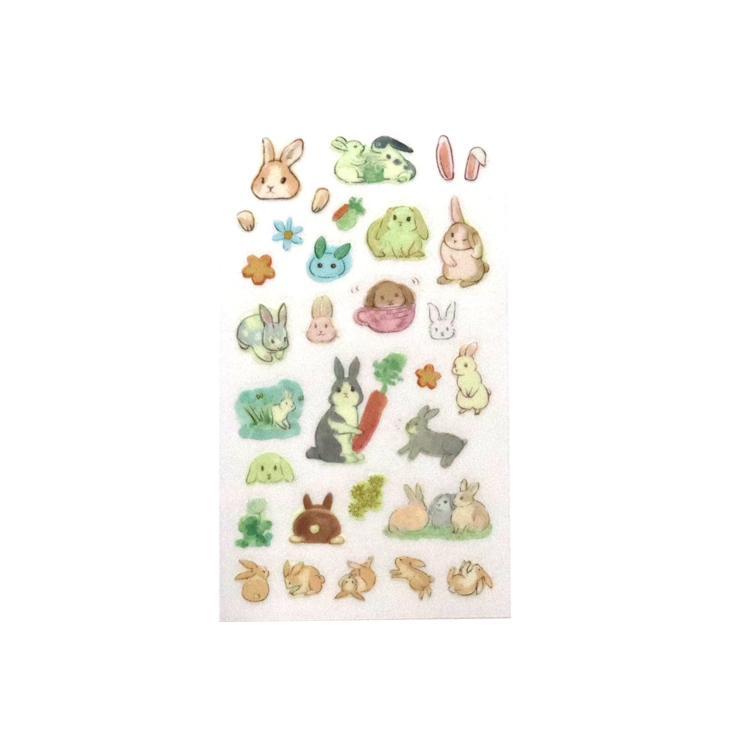 Irodo Paper Transfer Stickers - Rabbit | Papermind Shop