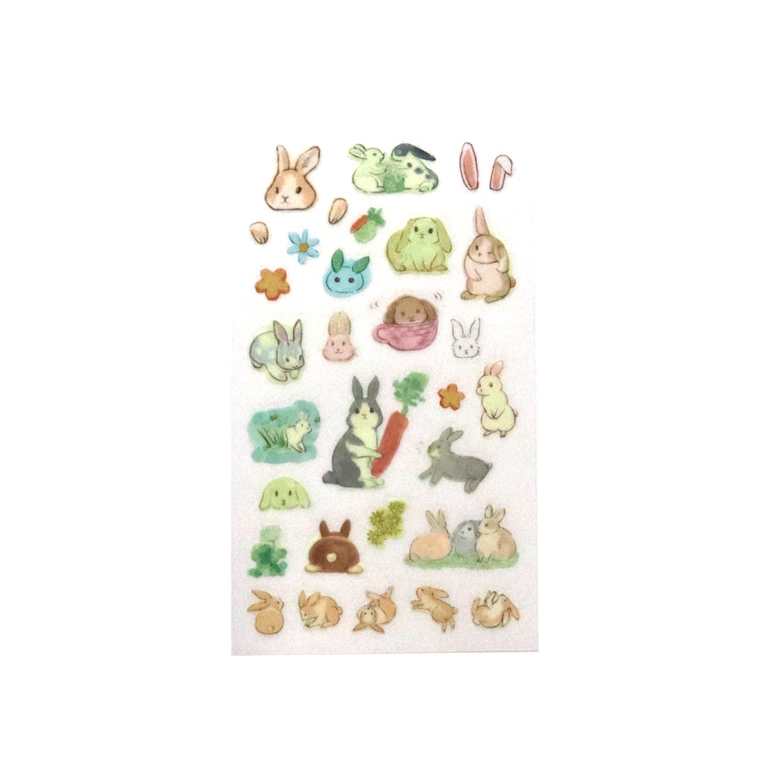 Irodo Paper Transfer Stickers - Rabbit | Papermind Shop