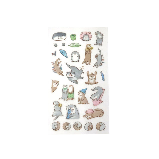 Irodo Paper Transfer Stickers - Otter | Papermind Shop