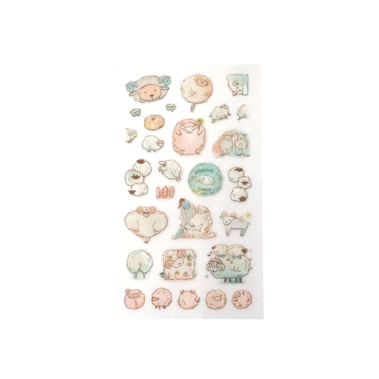 Irodo Paper Transfer Stickers - Sheep | Papermind Shop