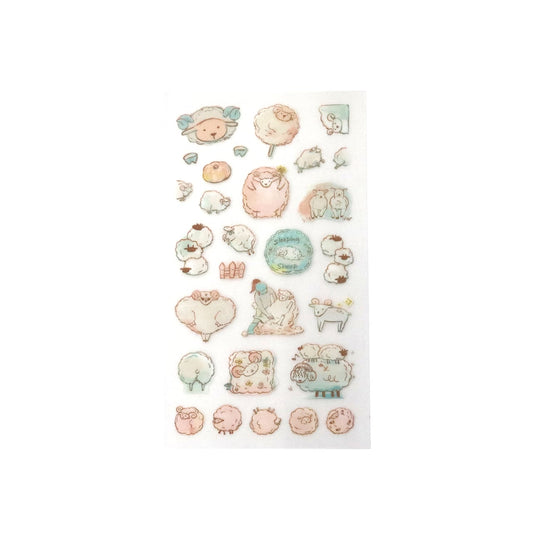 Irodo Paper Transfer Stickers - Sheep | Papermind Shop