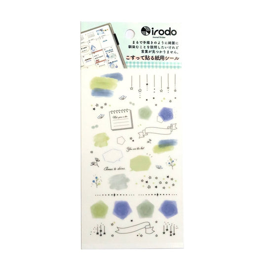 Irodo Paper Transfer Stickers - Terrace | Papermind Shop