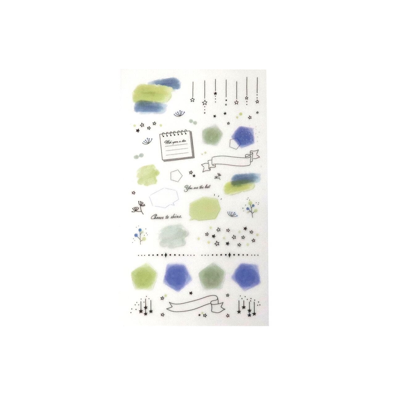 Irodo Paper Transfer Stickers - Terrace | Papermind Shop