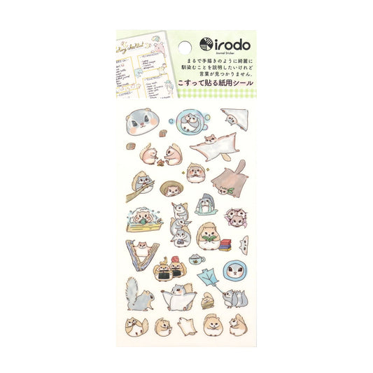 Irodo Paper Transfer Stickers - Momonga Flying Squirrel | Papermind Shop