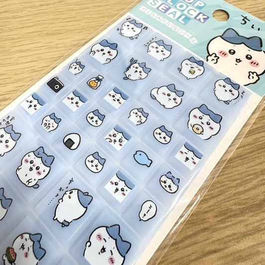 Chiikawa Drop Block Sticker (Bicolor Cat) - Shop Sticker Sheets and Japanese Stationery at Papermind Stationery Shop