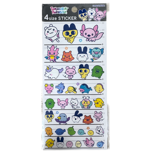 Tamagochi Paradise 4 Size Stickers - Shop Sticker Sheets and Japanese Stationery at Papermind Stationery Shop