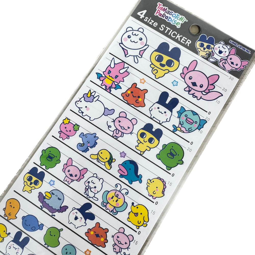 Tamagochi Paradise 4 Size Stickers