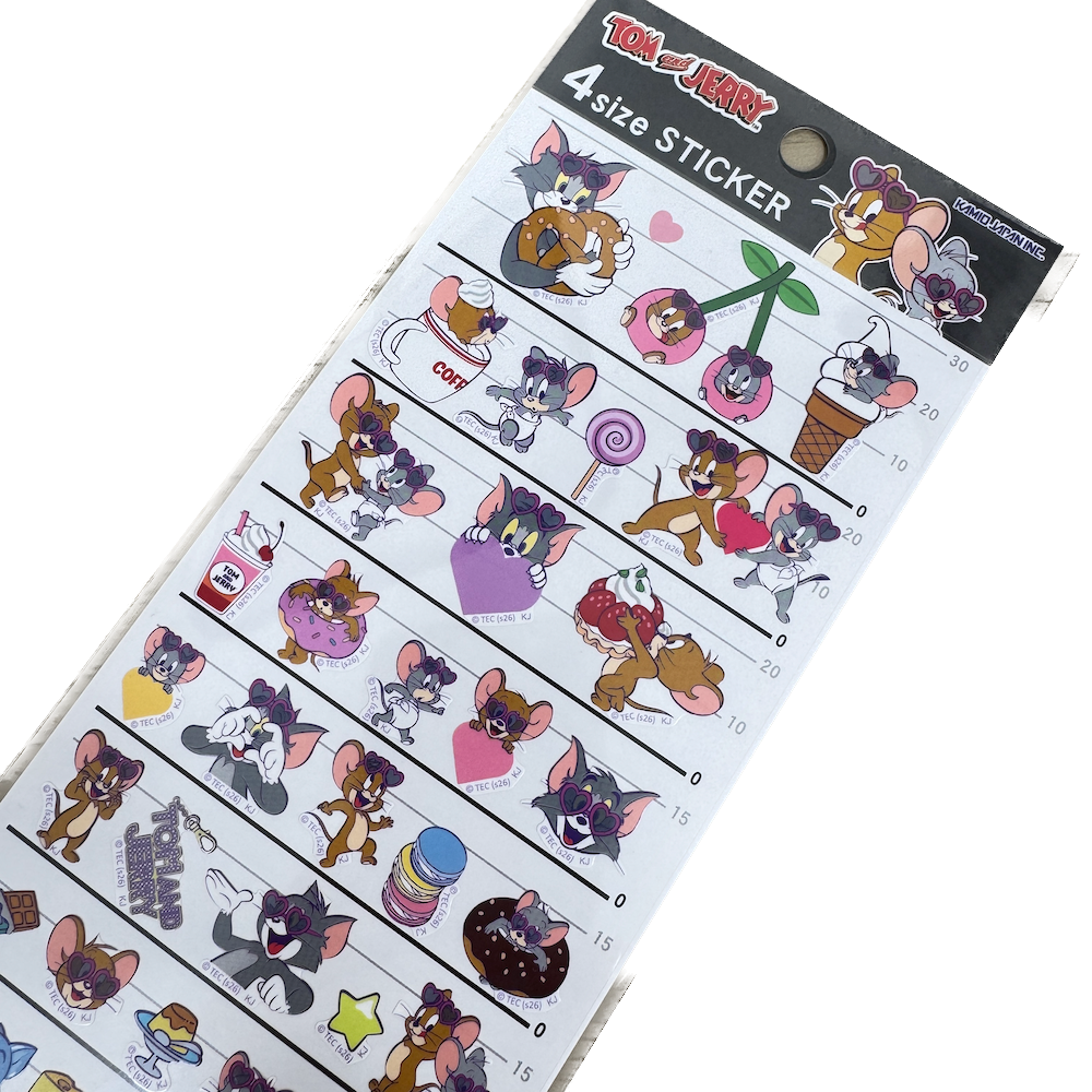 Tom and Jerry 4 Size Stickers - Pop Sunglasses