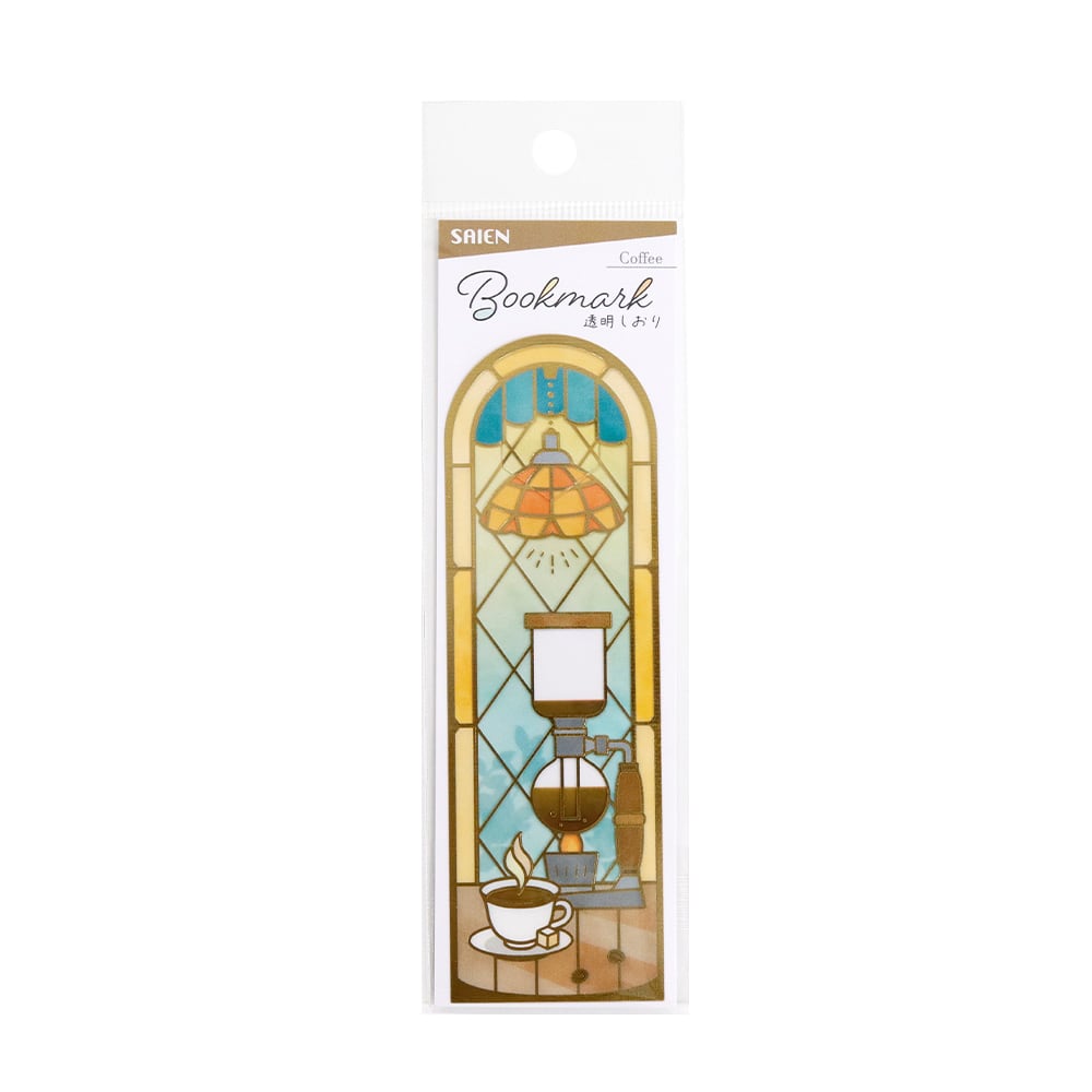 Kamiiso Transparent Bookmark - Coffee | Papermind Shop