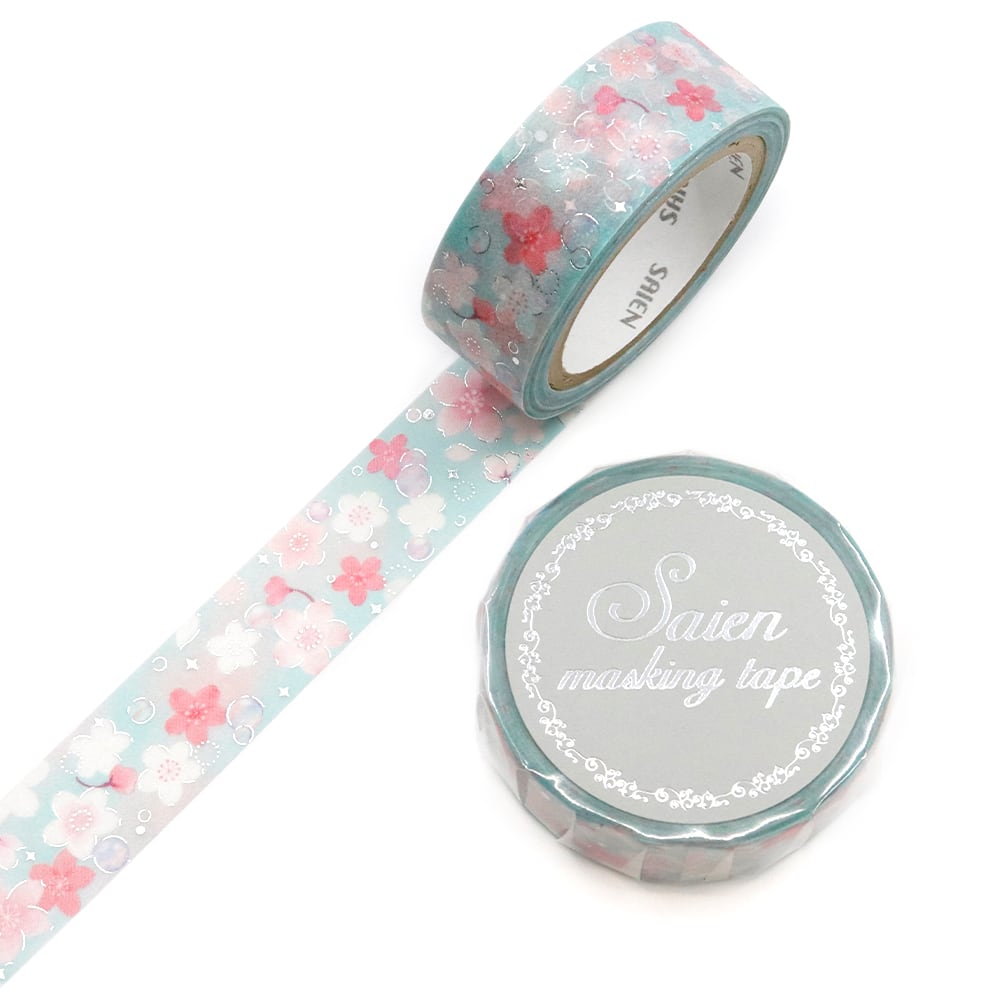Kamiiso Saien 15mm Washi Tape - Cherry Blossom Season | Papermind Shop