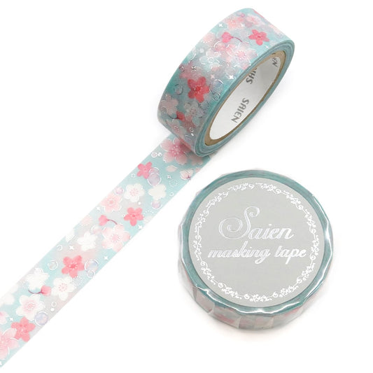 Kamiiso Saien 15mm Washi Tape - Cherry Blossom Season | Papermind Shop