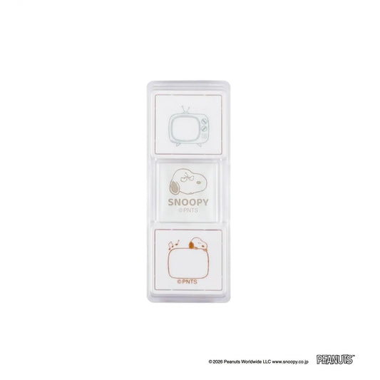 Kutsuwa Hancoco Slide Stamp - Snoopy TV | Papermind Stationery