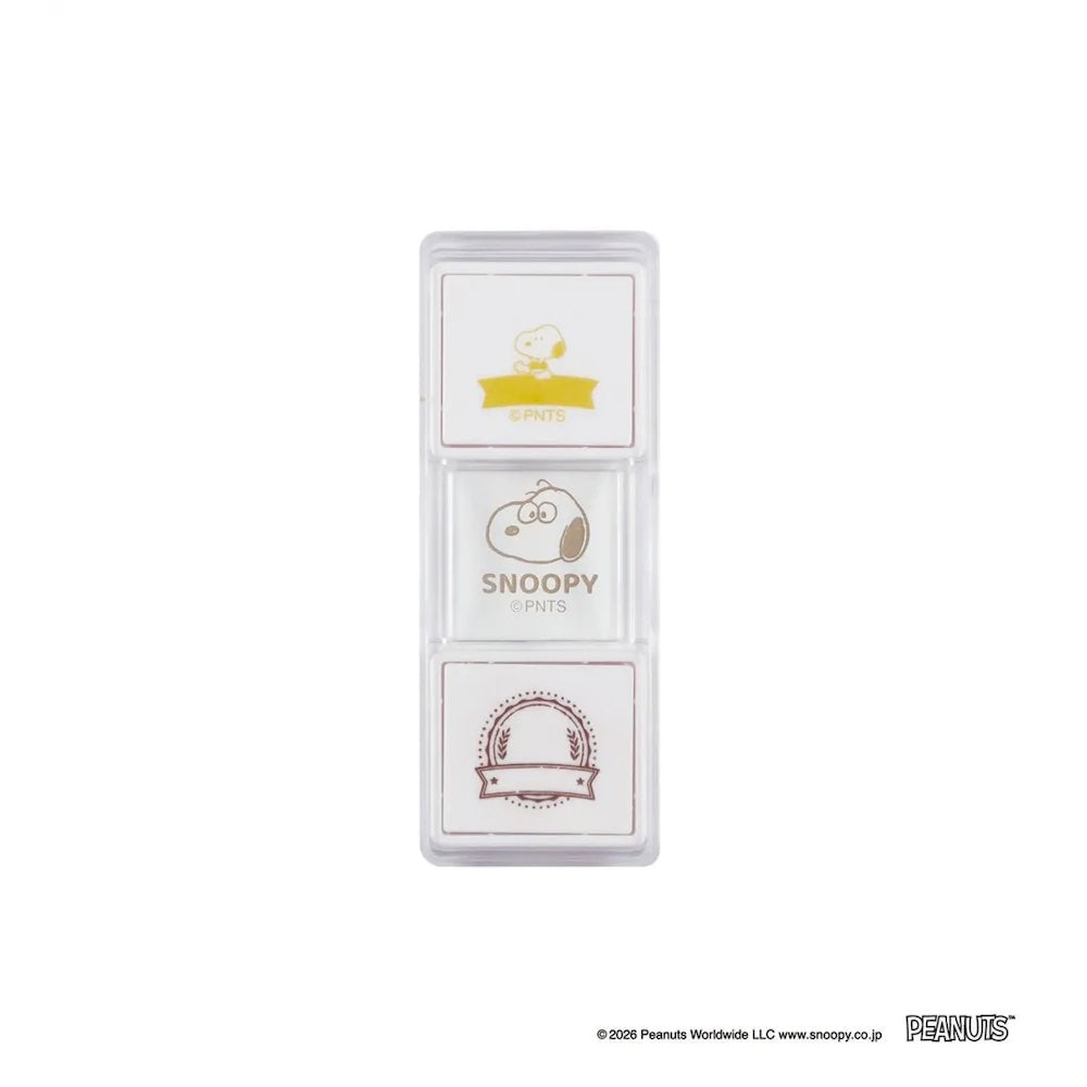 Kutsuwa Hancoco Slide Stamp - Snoopy Frame | Papermind Stationery
