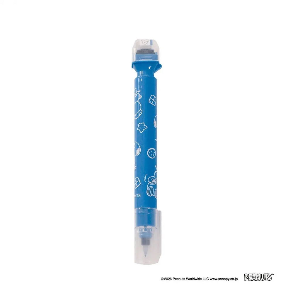 Kutsuwa Cruro 2 in 1 Stamp Pen - Snoopy Blue | Papermind Stationery
