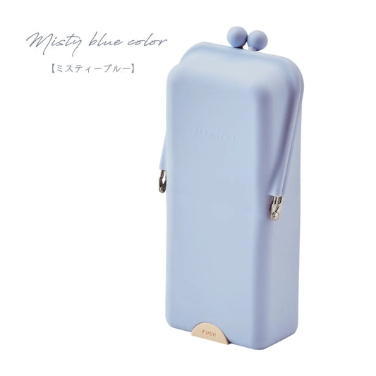 Kutsuwa Airpita Stand Pencil Case Misty Blue