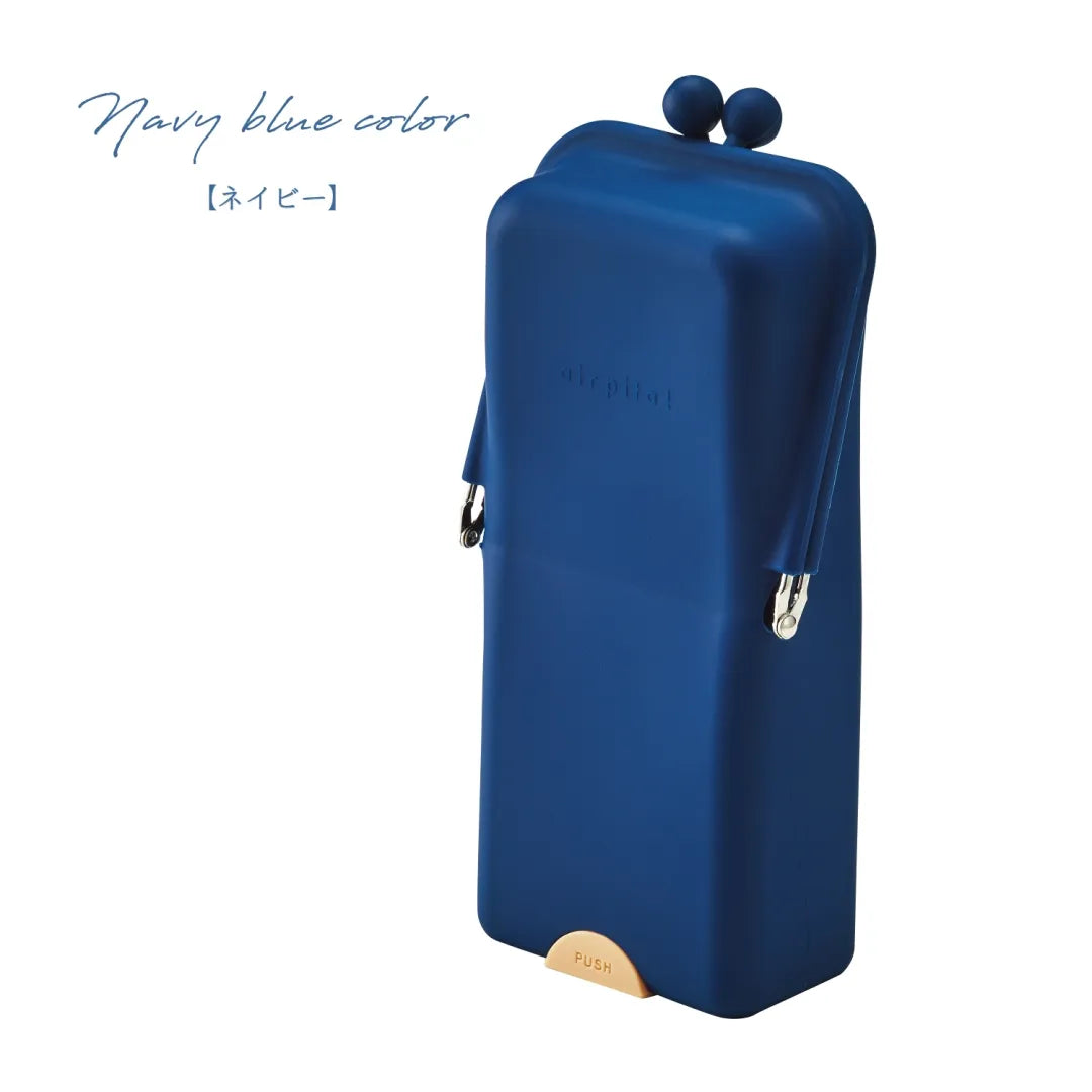 Kutsuwa Airpita Stand Pencil Case Navy
