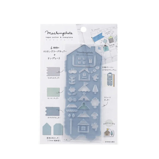 Kutsuwa Mastemplate Tape Cutter and Stencil House