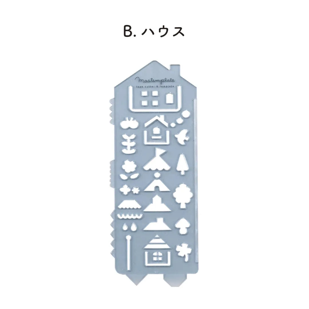 Kutsuwa Mastemplate Tape Cutter and Stencil House