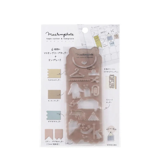 Kutsuwa Mastemplate Tape Cutter and Stencil Animal