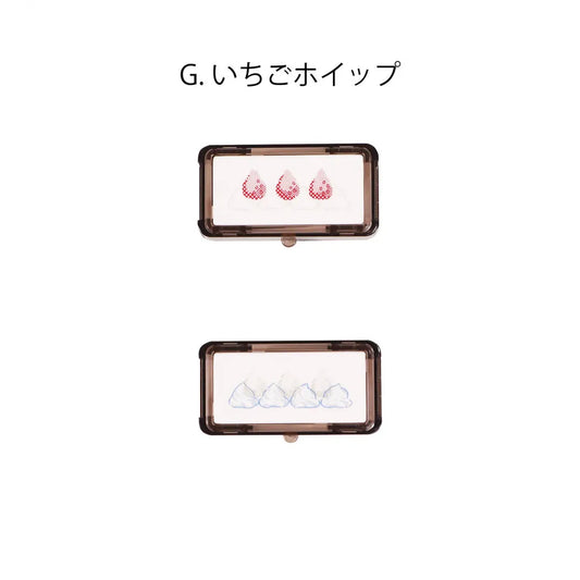Kutsuwa Pre-inked Stamp Hancoco Deco Strawberry Whip