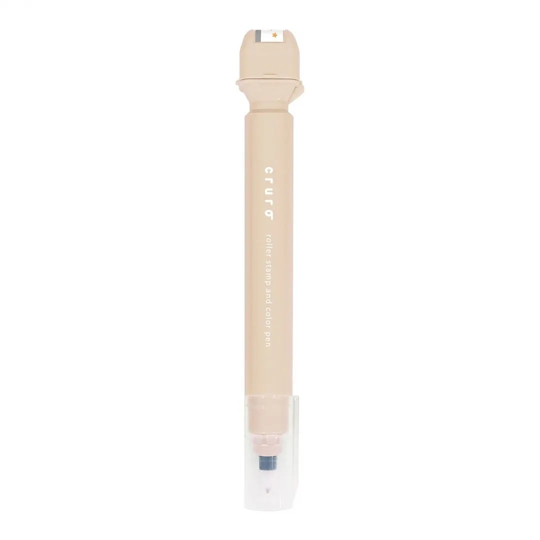 Kutsuwa Cruro Stamp Pen Latte Beige