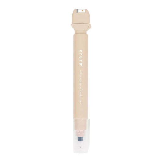Kutsuwa Cruro Stamp Pen Latte Beige