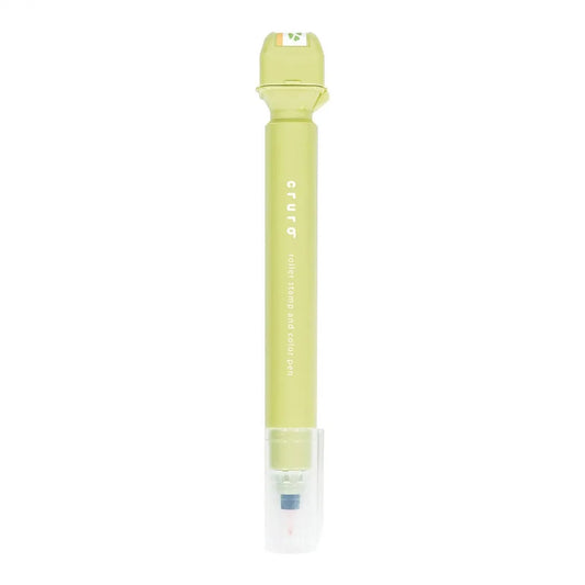 Kutsuwa Cruro Stamp Pen Olive Green