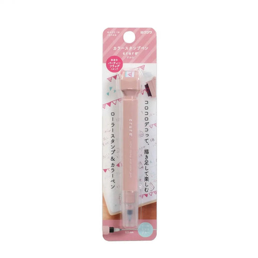 Kutsuwa Cruro Stamp Pen Dessert Pink