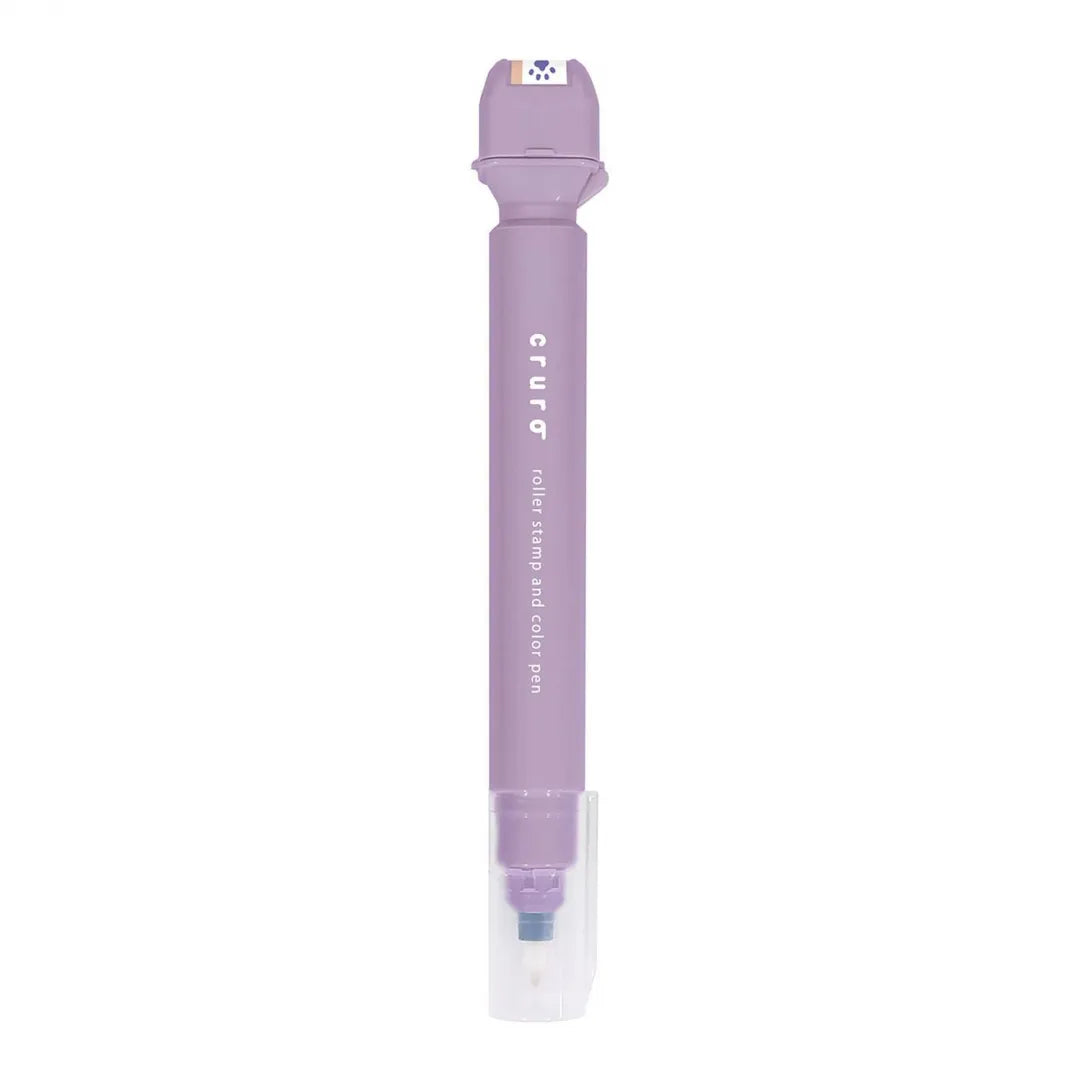 Kutsuwa Cruro Stamp Pen Pale Lavender