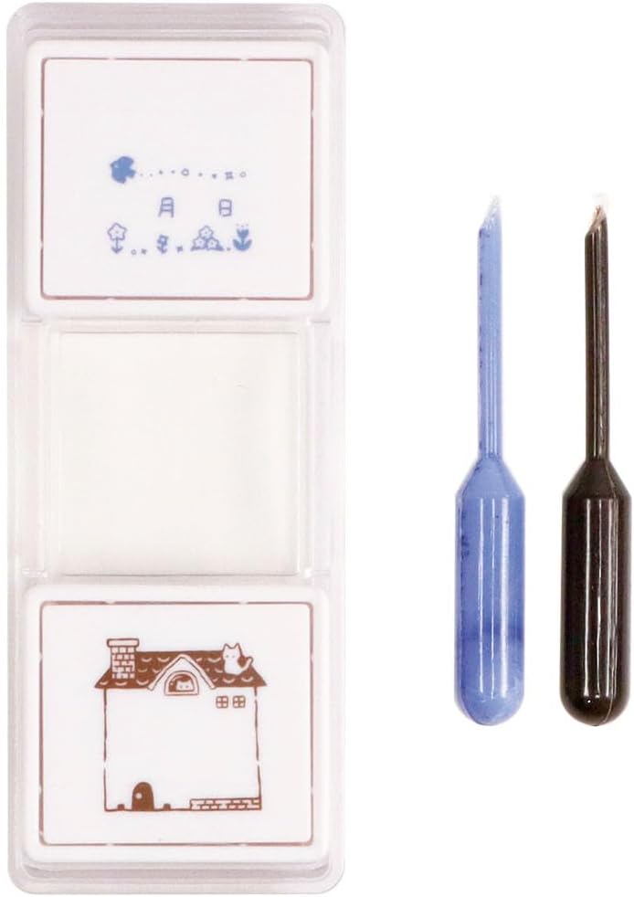 Kutsuwa Hancoco Slide Layered Stamp - Bird & House | Papermind Shop