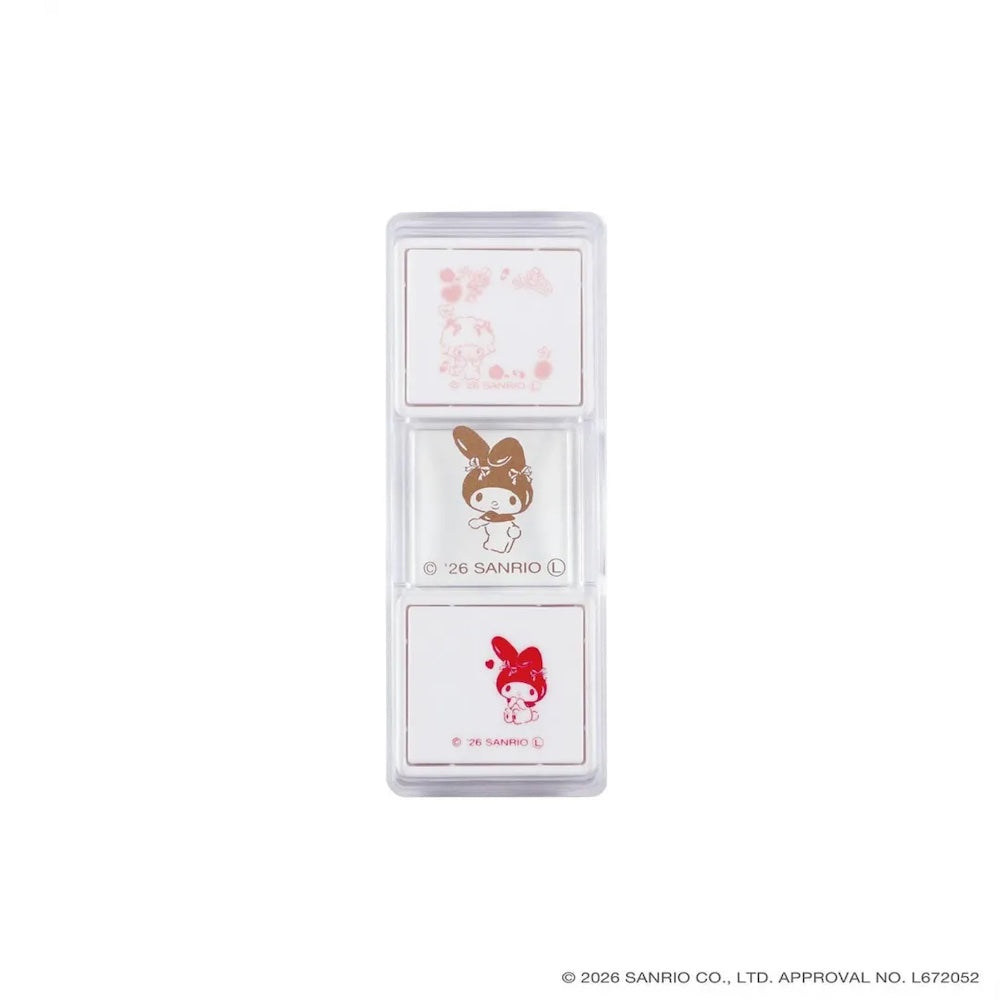 Kutsuwa Hancoco Slide Stamp - Sanrio Character My Melody | Papermind Stationery