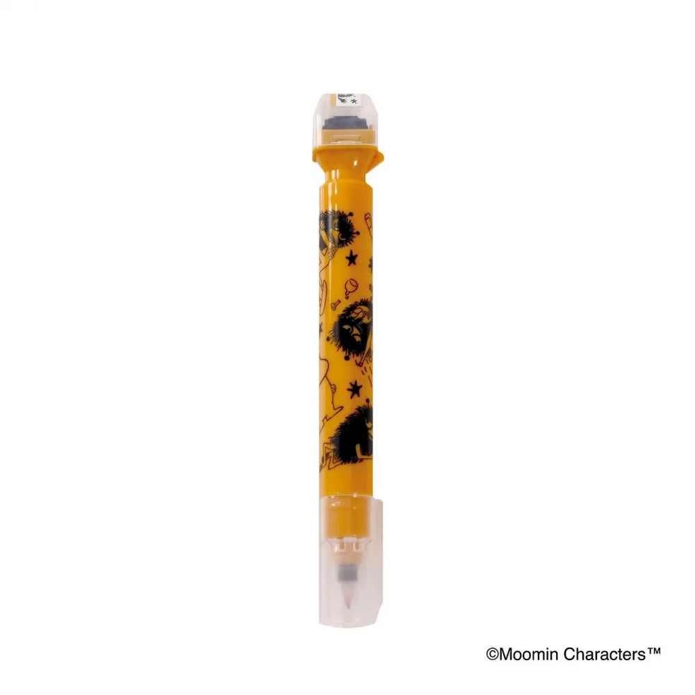 Kutsuwa Cruro 2 in 1 Stamp Pen - Moomin Orange | Papermind Stationery