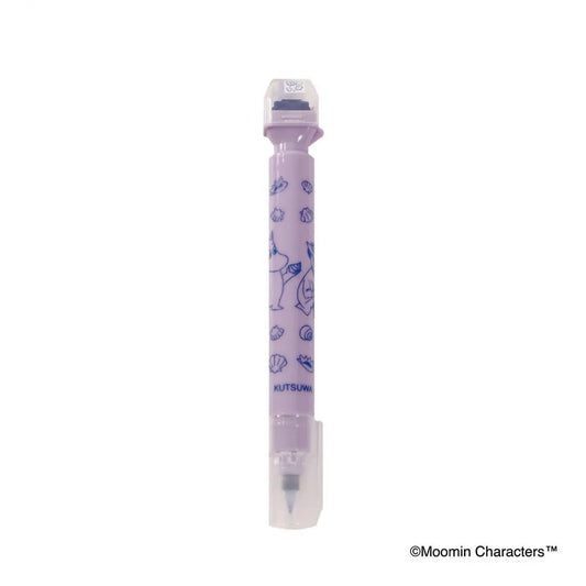 Kutsuwa Cruro 2 in 1 Stamp Pen - Moomin Purple | Papermind Stationery