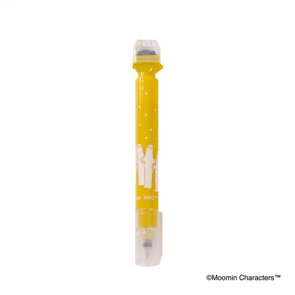 Kutsuwa Cruro 2 in 1 Stamp Pen - Moomin Yellow | Papermind Stationery