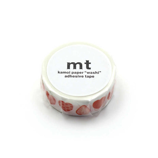 MT 15mm Washi Tape - Strawberry Heart