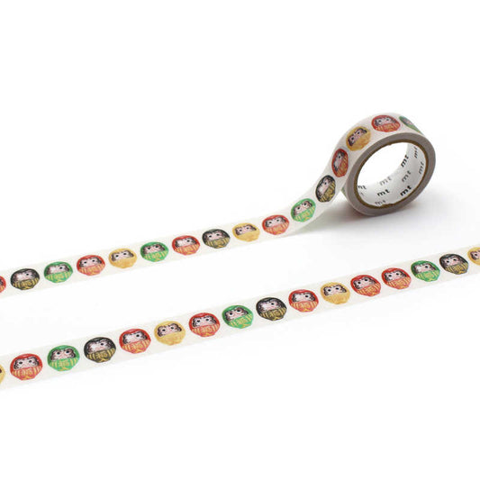 MT 15mm Washi Tape - Japanese Daruma Doll