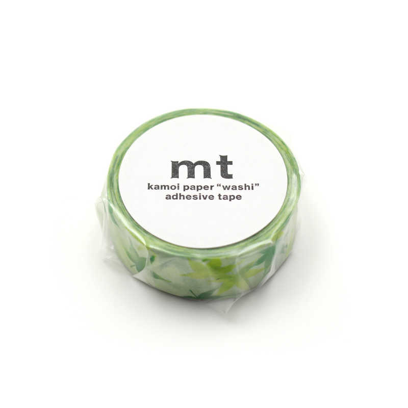 MT 15mm Washi Tape - Green Maple
