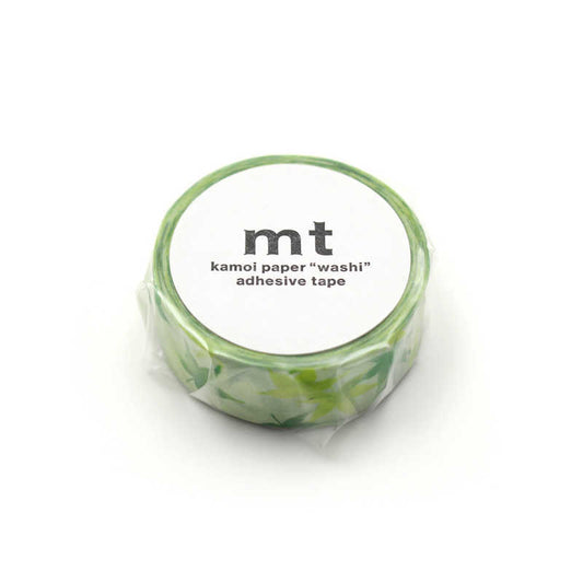 MT 15mm Washi Tape - Green Maple