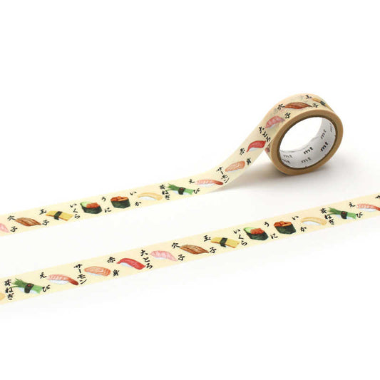 MT 15mm Washi Tape - Japanese Sushi