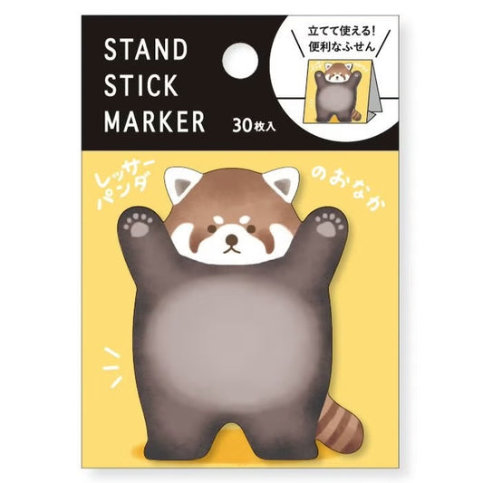 Mind Wave Stand Sticky Notes - Red Panda | Papermind Shop