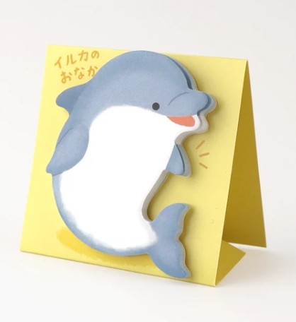 Mind Wave Stand Sticky Notes - Dolphin | Papermind Shop
