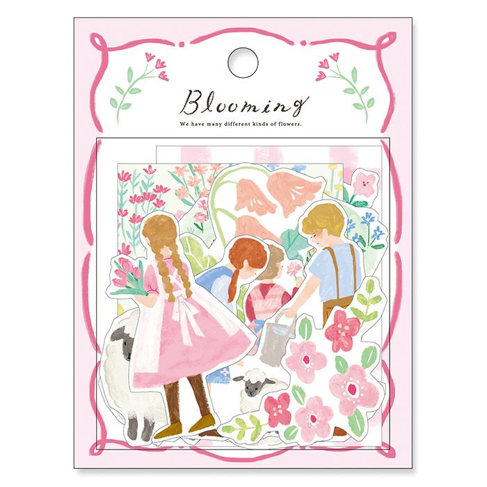 Mind Wave Flake Stickers Blooming Pink Sheep