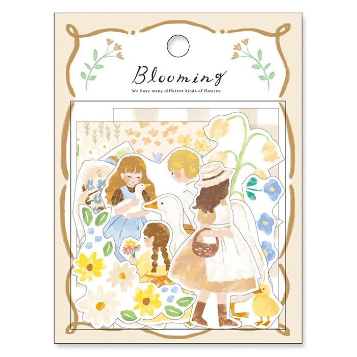 Mind Wave Flake Stickers Blooming Beige Duck