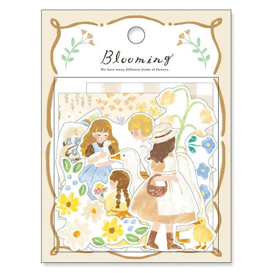 Mind Wave Flake Stickers Blooming Beige Duck
