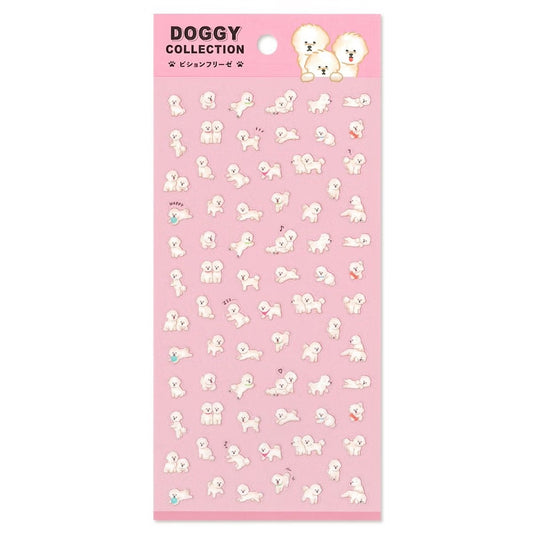 Mind Wave Sticker Sheet - Doggy Collection Bichon Frise | Papermind Shop